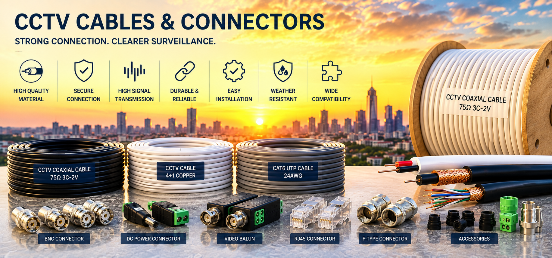 CCTV Cables & Connectors