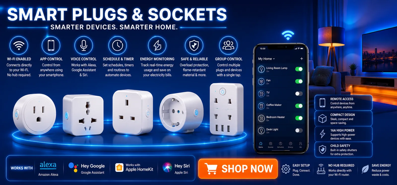 Smart Plugs & Sockets