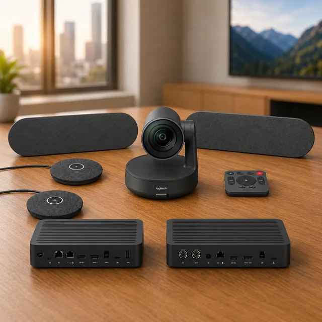 Logitech Rally Plus Premium Ultra-HD ConferenceCam System with Automatic Camera Control