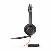 Plantronics Blackwire C5220 Wired, Dual-Ear Stereo Headset with Boom Mic - USB-A